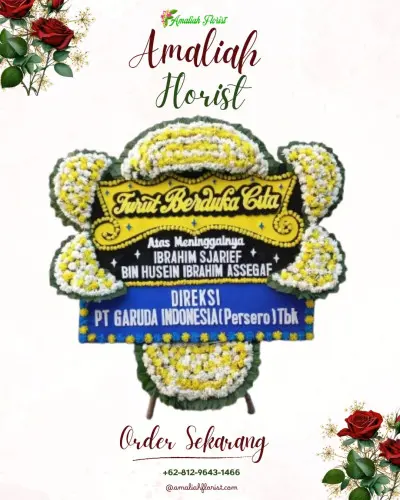 Papan Bunga Duka di Eka Jaya