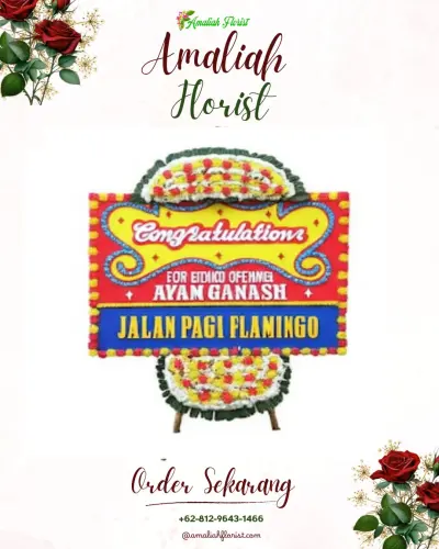 Bunga Papan Congratulation di Eka Jaya